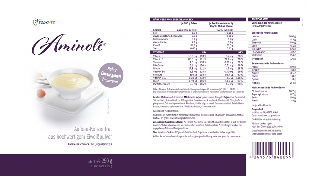 Aminolé® / Aminole im Bodymed Shop kaufen